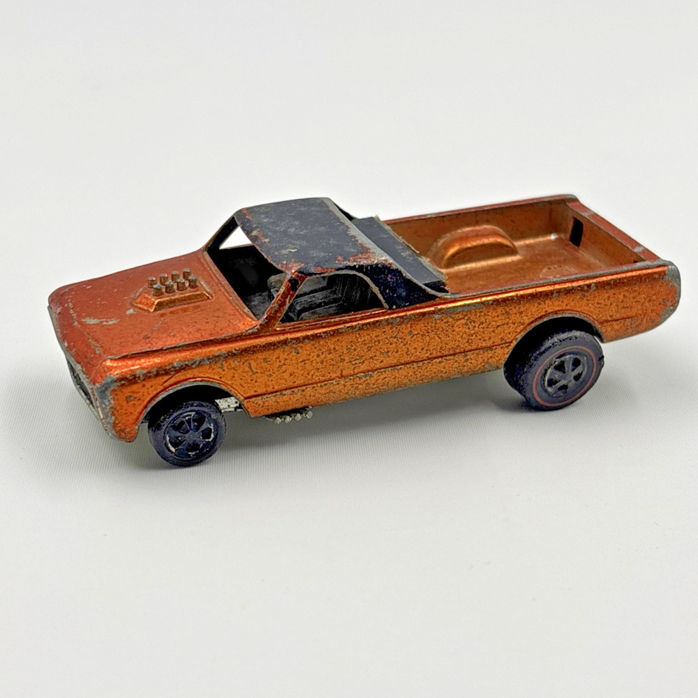 Hot Wheels Redline Orange Custom Fleetside 1967 - Hong Kong